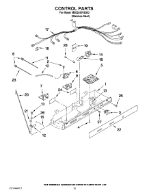 12 - Control Parts parts for Maytag Refrigerator MSD2550VES03 / from AppliancePartsPros.com