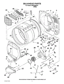 03 - Bulkhead Parts parts for Maytag Dryer MGDX550XW1 / from AppliancePartsPros.com