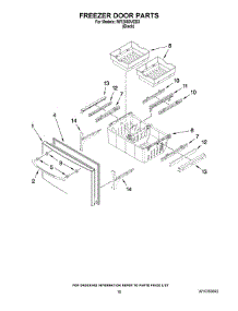 09 - Freezer Door Parts parts for Maytag Refrigerator MFI2569VEB3 / from AppliancePartsPros.com