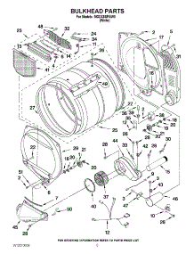 03 - Bulkhead Parts parts for Maytag Dryer MGDX5SPAW0 / from AppliancePartsPros.com