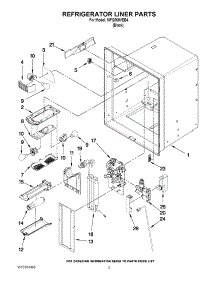 02 - Refrigerator Liner Parts parts for Maytag Refrigerator MFI2569VEB4 / from AppliancePartsPros.com