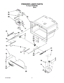06 - Freezer Liner Parts parts for Maytag Refrigerator MFI2569VEB4 / from AppliancePartsPros.com