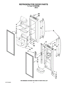 07 - Refrigerator Door Parts parts for Maytag Refrigerator MFI2569VEB4 / from AppliancePartsPros.com