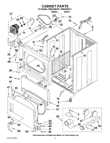 02 - Cabinet Parts parts for Maytag Dryer MGDX600XL1 / from AppliancePartsPros.com