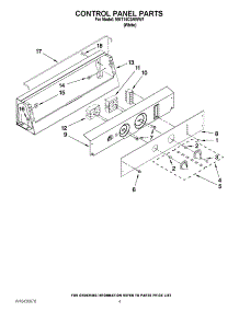 02 - Control Panel Parts parts for Maytag Washer MAT14CSAWW1 / from AppliancePartsPros.com
