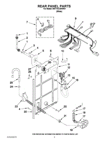 04 - Rear Panel Parts parts for Maytag Washer MAT14CSAWW1 / from AppliancePartsPros.com