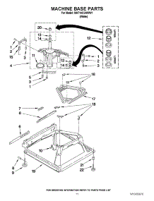 07 - Machine Base Parts parts for Maytag Washer MAT14CSAWW1 / from AppliancePartsPros.com