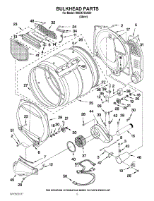 03 - Bulkhead Parts parts for Maytag Dryer MGDX700AG0 / from AppliancePartsPros.com