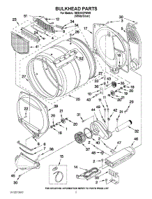 03 - Bulkhead Parts parts for Maytag Dryer MEDX5SPAW0 / from AppliancePartsPros.com