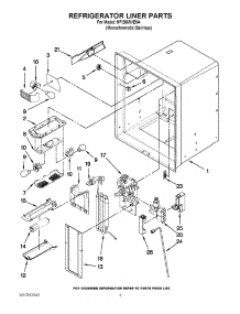 02 - Refrigerator Liner Parts parts for Maytag Refrigerator MFI2569VEM4 / from AppliancePartsPros.com
