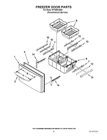 09 - Freezer Door Parts parts for Maytag Refrigerator MFI2569VEM4 / from AppliancePartsPros.com