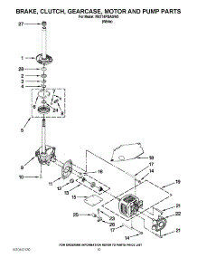 06 - Brake, Clutch, Gearcase, Motor And Pump Parts parts for Maytag Washer MAT14PDAGW0 / from AppliancePartsPros.com