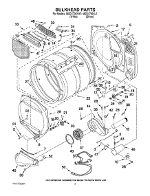 03 - Bulkhead Parts parts for Maytag Dryer MGDX700XL0 / from AppliancePartsPros.com