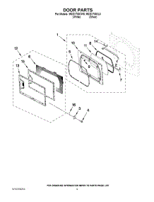 05 - Door Parts parts for Maytag Dryer MGDX700XL0 / from AppliancePartsPros.com