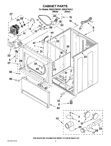 02 - Cabinet Parts parts for Maytag Dryer MGDX700XL1 / from AppliancePartsPros.com