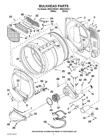 03 - Bulkhead Parts parts for Maytag Dryer MGDX700XL1 / from AppliancePartsPros.com