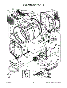 03 - Bulkhead Parts parts for Maytag Dryer MEDX600XW1 / from AppliancePartsPros.com