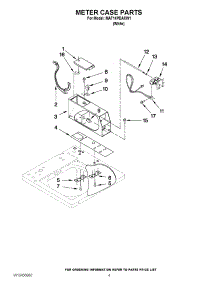 03 - Meter Case Parts parts for Maytag Washer MAT14PDAXW1 / from AppliancePartsPros.com