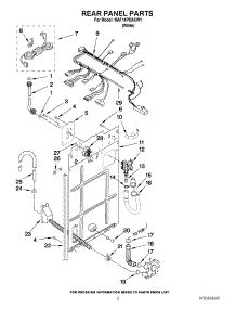 04 - Rear Panel Parts parts for Maytag Washer MAT14PDAXW1 / from AppliancePartsPros.com