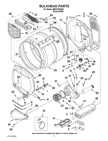 03 - Bulkhead Parts parts for Maytag Dryer MEDX700AG0 / from AppliancePartsPros.com