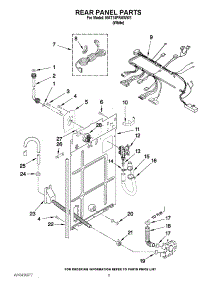 03 - Rear Panel Parts parts for Maytag Washer MAT14PRAWW1 / from AppliancePartsPros.com