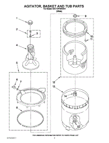 04 - Agitator, Basket And Tub Parts parts for Maytag Washer MAT14PRAWW1 / from AppliancePartsPros.com