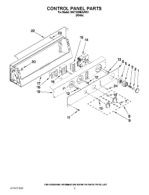 02 - Control Panel Parts parts for Maytag Washer MAT15MNAWW1 / from AppliancePartsPros.com