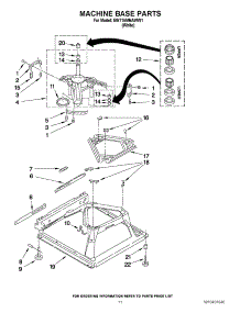 06 - Machine Base Parts parts for Maytag Washer MAT15MNAWW1 / from AppliancePartsPros.com
