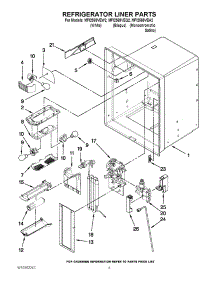 02 - Refrigerator Liner Parts parts for Maytag Refrigerator MFI2569VEW2 / from AppliancePartsPros.com