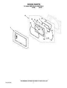 04 - Door Parts parts for Maytag Dryer MEDX700XW0 / from AppliancePartsPros.com