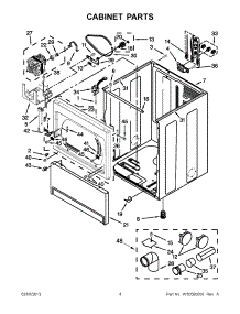 02 - Cabinet Parts parts for Maytag Dryer MEDX700XW1 / from AppliancePartsPros.com