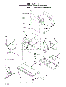 10 - Unit Parts parts for Maytag Refrigerator MFI2569YEM0 / from AppliancePartsPros.com