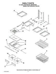 07 - Shelf Parts parts for Maytag Refrigerator MBR1953XES2 / from AppliancePartsPros.com