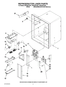02 - Refrigerator Liner Parts parts for Maytag Refrigerator MFI2569YEM1 / from AppliancePartsPros.com