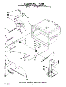 06 - Freezer Liner Parts parts for Maytag Refrigerator MFI2569YEM1 / from AppliancePartsPros.com