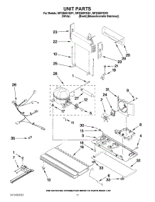 10 - Unit Parts parts for Maytag Refrigerator MFI2569YEM1 / from AppliancePartsPros.com