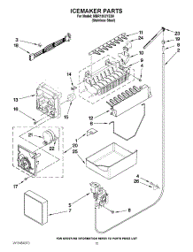 08 - Icemaker Parts parts for Maytag Refrigerator MBR1953YES0 / from AppliancePartsPros.com