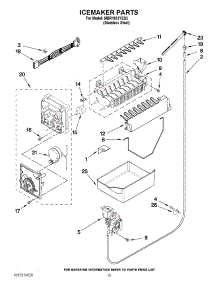 08 - Icemaker Parts parts for Maytag Refrigerator MBR1953YES3 / from AppliancePartsPros.com