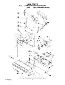 09 - Unit Parts parts for Maytag Refrigerator MFI2665XEB1 / from AppliancePartsPros.com