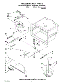 06 - Freezer Liner Parts parts for Maytag Refrigerator MFI2665XEB3 / from AppliancePartsPros.com