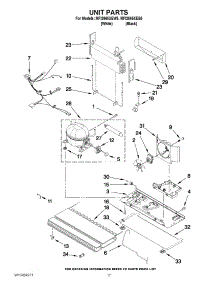 09 - Unit Parts parts for Maytag Refrigerator MFI2665XEB5 / from AppliancePartsPros.com