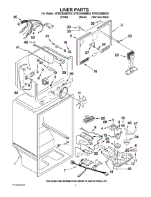 02 - Liner Parts parts for Maytag Refrigerator MTB2254EEW03 / from AppliancePartsPros.com
