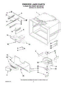 02 - Freezer Liner Parts parts for Maytag Refrigerator MBR1956KES7 / from AppliancePartsPros.com