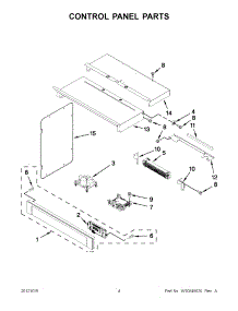 02 - Control Panel Parts parts for Maytag Oven MMW9730AB01 / from AppliancePartsPros.com