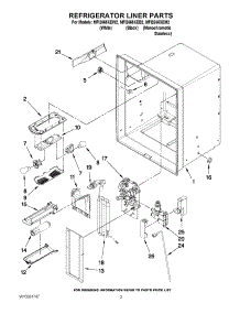 02 - Refrigerator Liner Parts parts for Maytag Refrigerator MFI2665XEM2 / from AppliancePartsPros.com