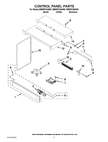 02 - Control Panel Parts parts for Maytag Oven MMW9730AS00 / from AppliancePartsPros.com