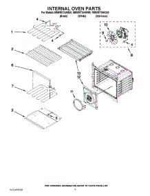 04 - Internal Oven Parts parts for Maytag Oven MMW9730AS00 / from AppliancePartsPros.com