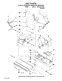 09 - Unit Parts parts for Maytag Refrigerator MFI2665XEM3 / from AppliancePartsPros.com