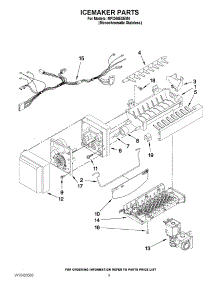 05 - Icemaker Parts parts for Maytag Refrigerator MFI2665XEM4 / from AppliancePartsPros.com