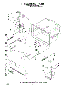 06 - Freezer Liner Parts parts for Maytag Refrigerator MFI2665XEM4 / from AppliancePartsPros.com